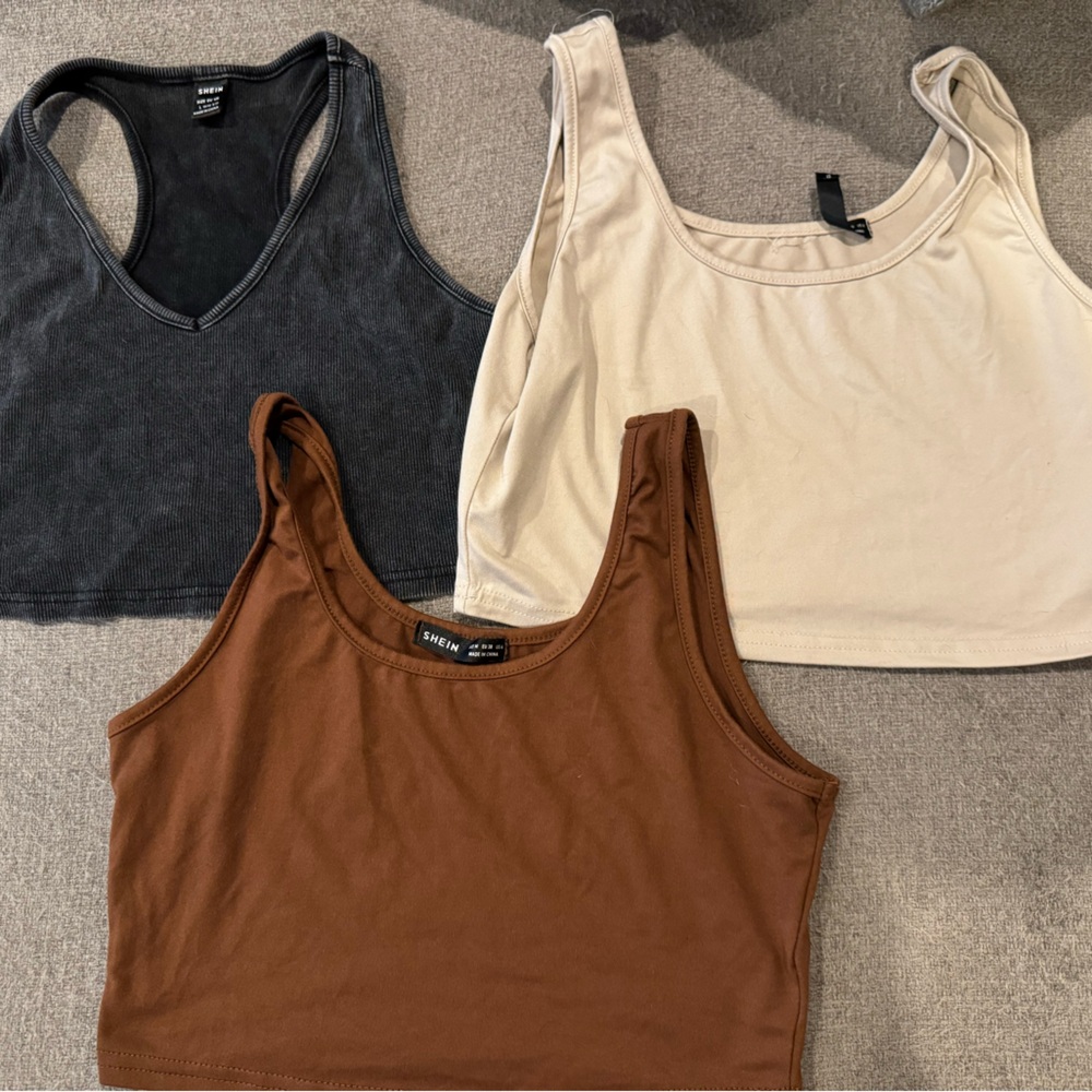 SHEIN crop tank top bundles